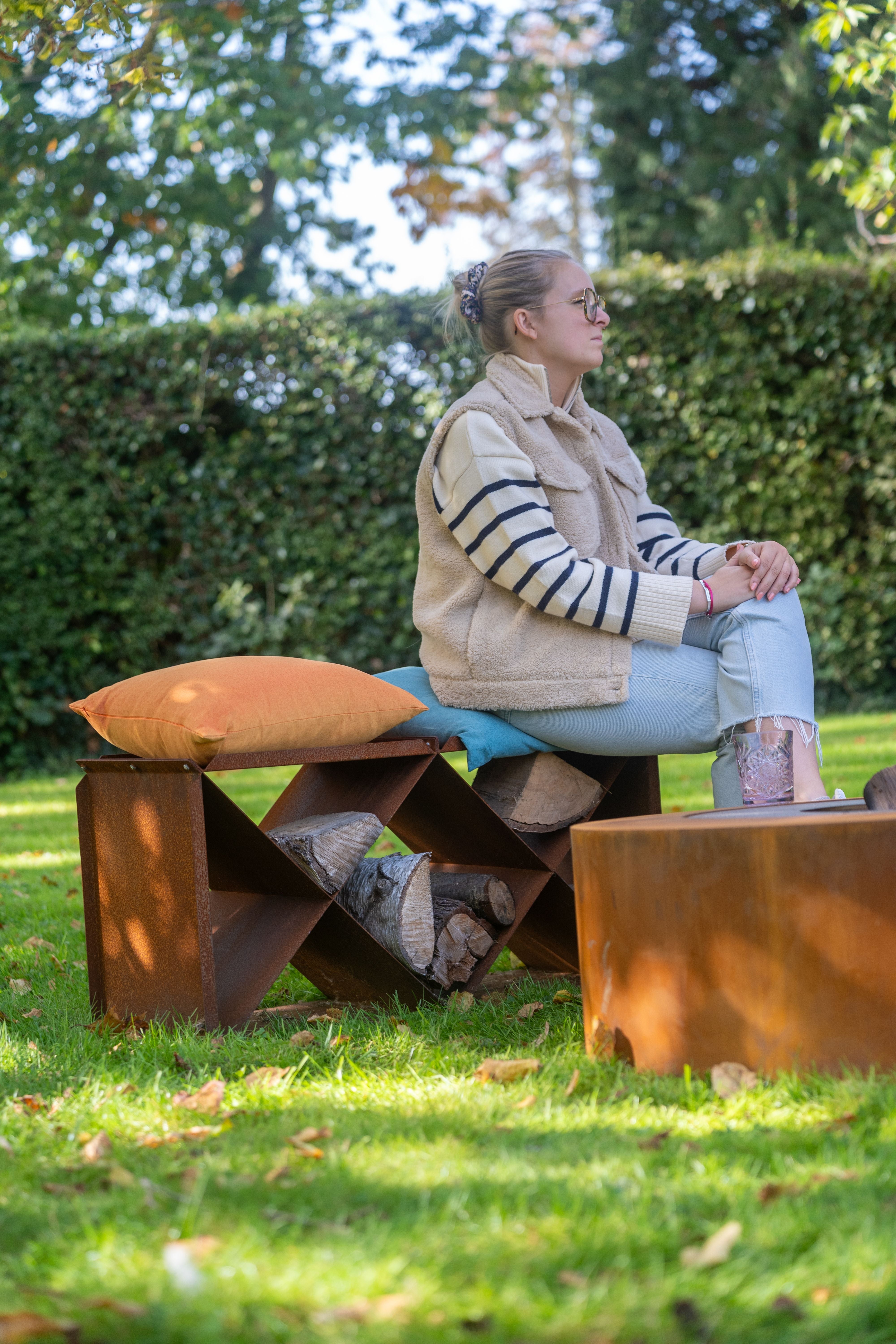 BRAZE | Wood Corten Storage